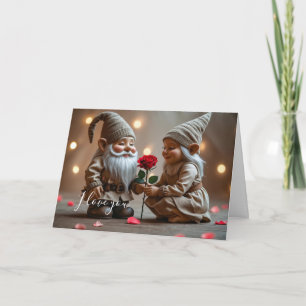 Deux cartes de voeux Valentin