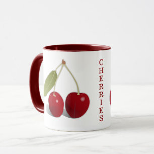 Deux cerises Concevoir une tasse de café
