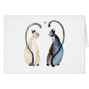 Deux chats amoureux