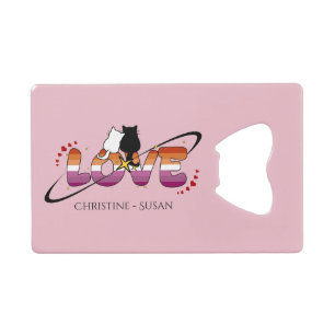 Deux chats amoureux Drapeau lesbien du coucher de 