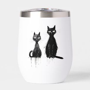 Deux chats noirs