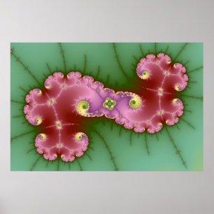 Deux Chaussures - Poster Fractal