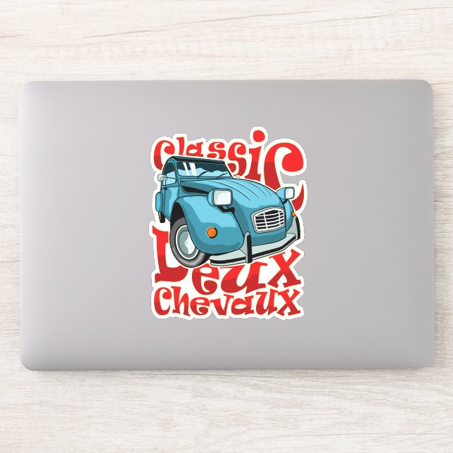 Deux Chevaux Aufkleber (Computer)