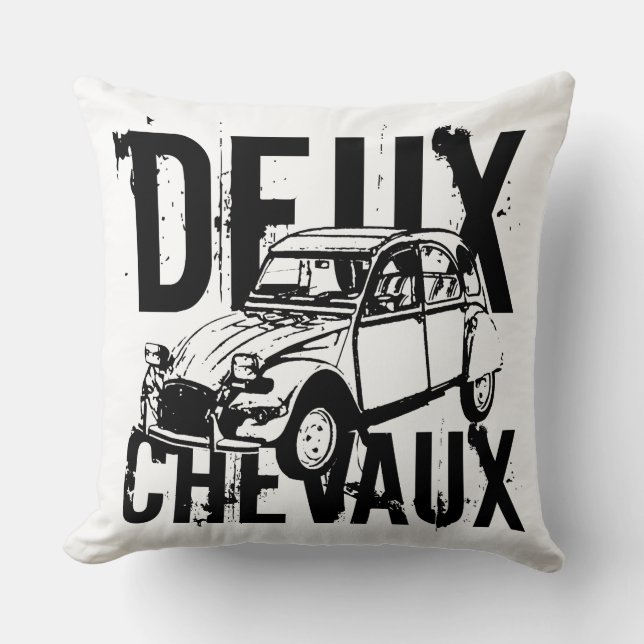Deux Chevaux Kissen (Vorderseite)