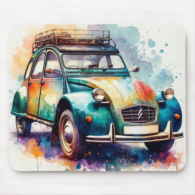 Deux Chevaux Mousepad (Vorne)