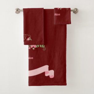 Deux Coeurs Amateurs Design Ensemble De Serviettes