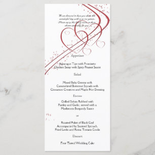 Deux coeurs en un menu