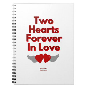 Deux Coeurs Pour Toujours En Amour Carnet Photo Sp
