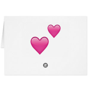 Deux Coeurs roses - Emoji