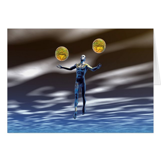 Deux de pentagrammes (Devant horizontal)