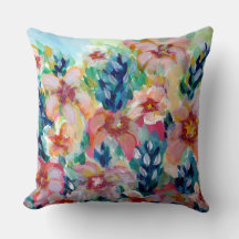 Deux en un Oreiller Floral Fine Art original