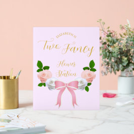 Deux Fancy Bow Floral Anniversaire