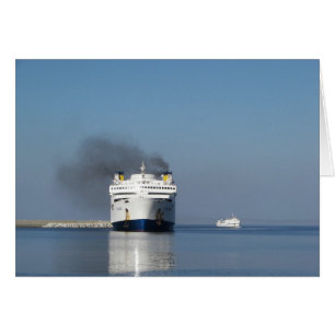 Deux ferrys en Grèce