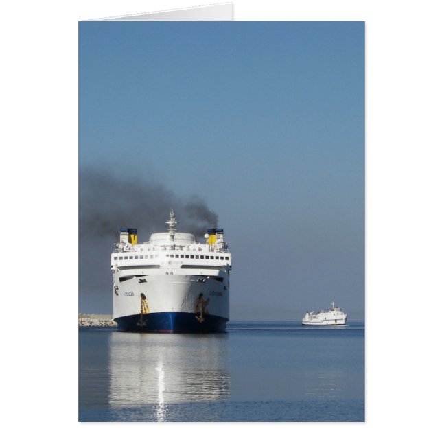 Deux ferrys en Grèce (Devant)