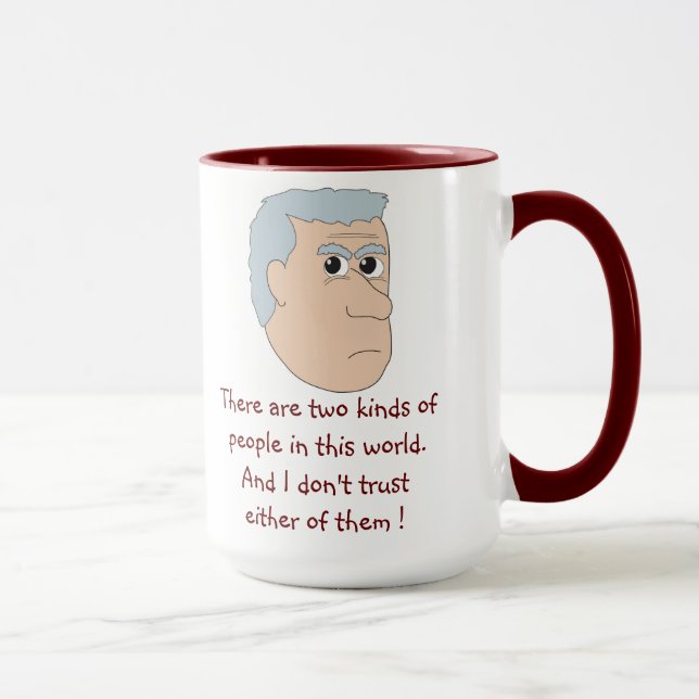 "Deux genres tasse d'avare de personnes" (Droite)