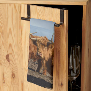 Deux Grosses Vaches Brown Highland, Serviette de p