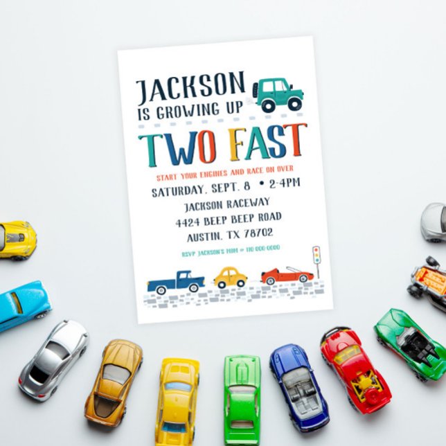 Deux Invitation Rapide pour le deuxième anniversai (Créateur téléchargé)