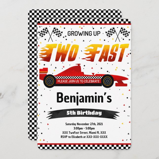 Deux invitations rapides (Devant / Derrière)