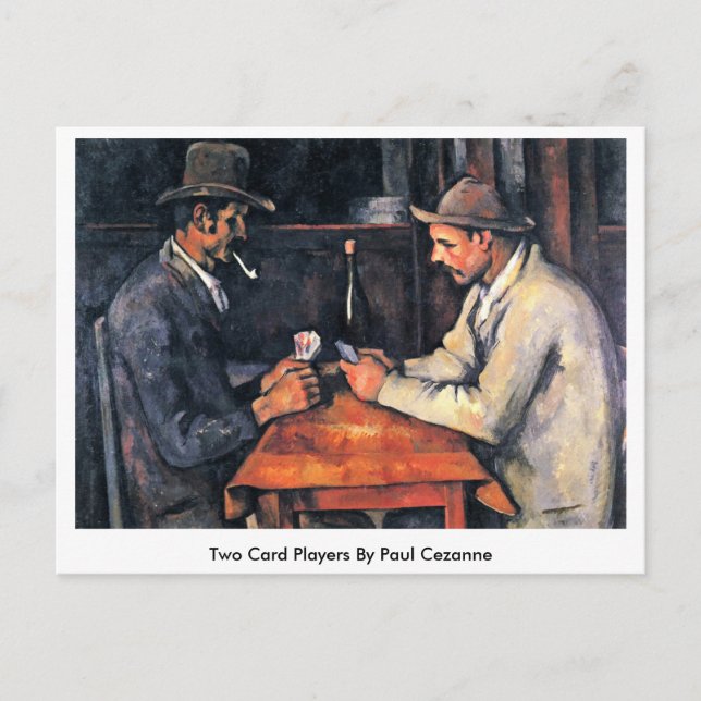 Deux Joueurs De Cartes Par Paul Cezanne (Devant)