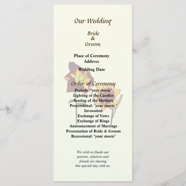 Deux jours ayant un programme de mariage Conversat (Devant)