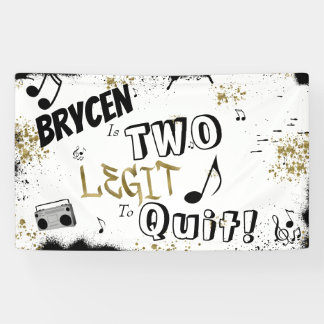 DEUX LÉGIT À QUITTER 2e Anniversaire Bannière pers