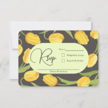 Deux Lèvres et Tulipes Mariage RSVP