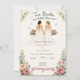 Deux mariées valent mieux qu'une invitation de mar