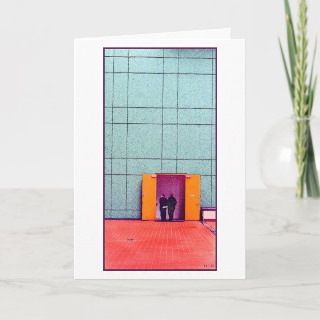 deux personnes carte de voeux vierge (Devant)