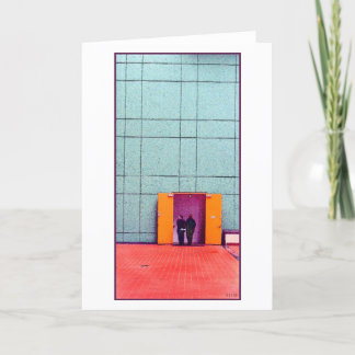 deux personnes carte de voeux vierge