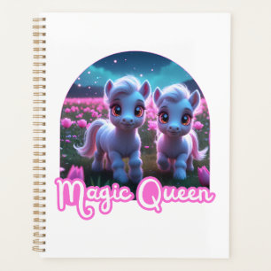 Deux petits poneys mignons