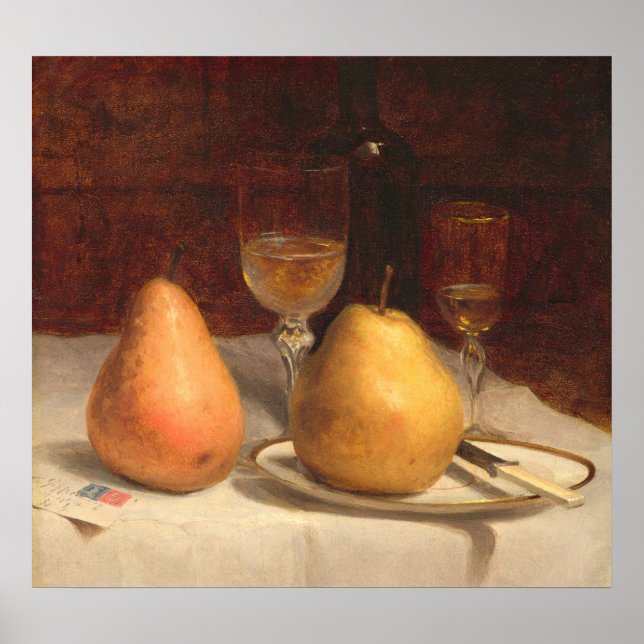 Deux poires - Poster d'art de Sanford Gifford (Devant)