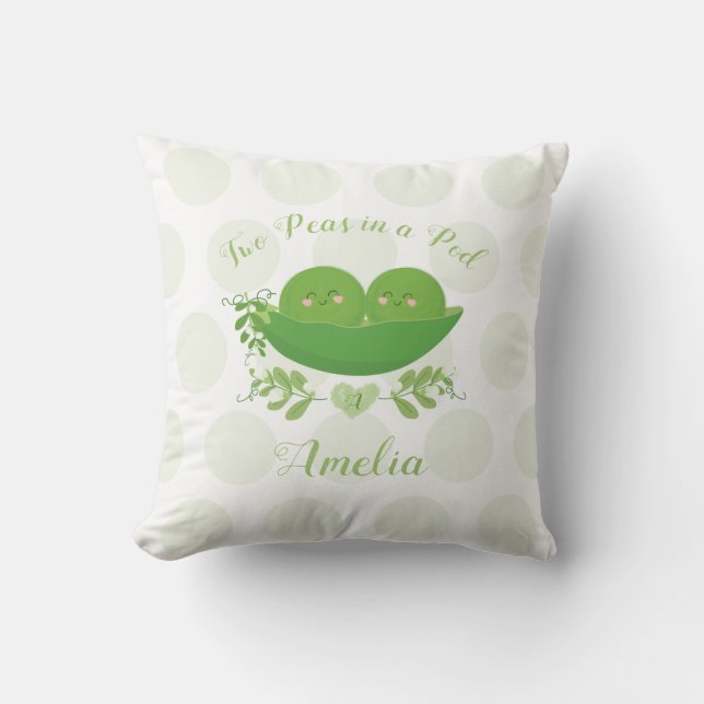 Deux pois dans un coussin de cosse jumelle le (Recto)
