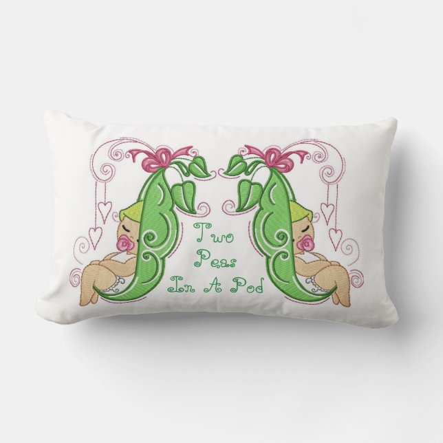 Deux pois dans un coussin lombaire de cosse (Recto)