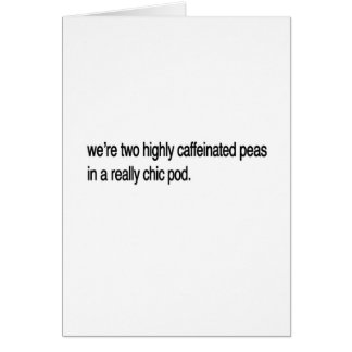 Deux pois dans une cosse.