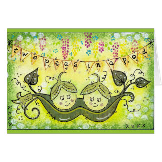 Deux pois dans une cosse !