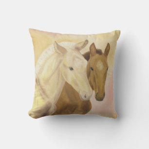 Deux poulains coussin