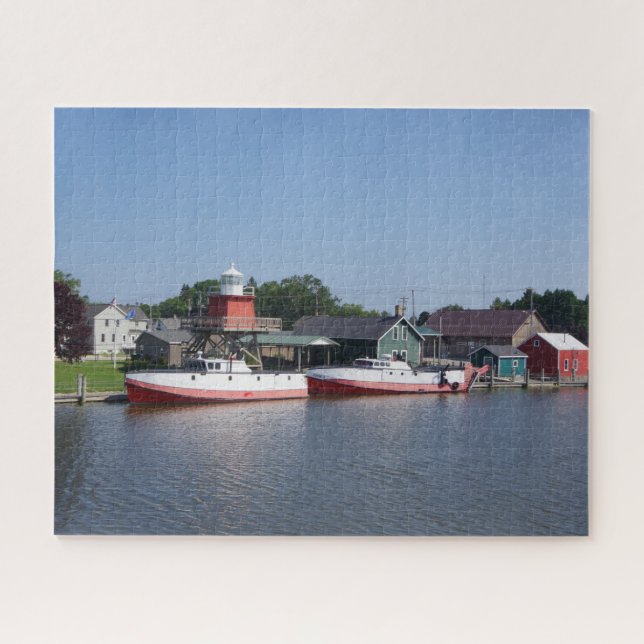 Deux rivières, puzzle du Wisconsin (Horizontal)