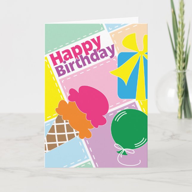Deux Scoops sont meilleurs qu'un ! - Carte d'anniv (Devant)
