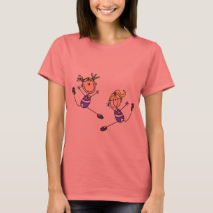 Deux t-shirts et cadeaux blonds Girl Gymnast
