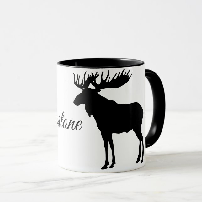Deux-Ton-Orignaux de tasse de café de Yellowstone (Devant droit)