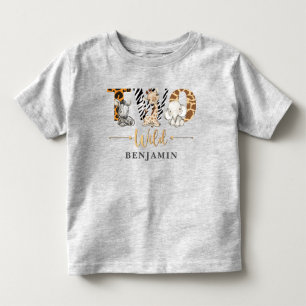 Deux Wild 2e Anniversaire Jungle Baby T-shirt