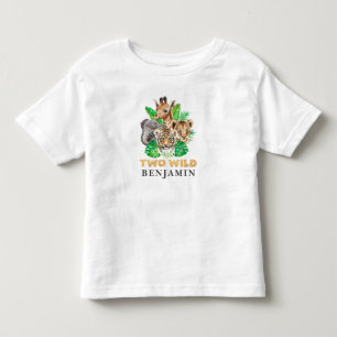 Deux Wild 2e Anniversaire Jungle Baby T-shirt