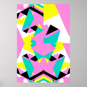 Deuxième affiche de design Memphis pour bébé