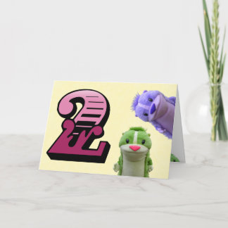 Deuxième carte d'anniversaire
