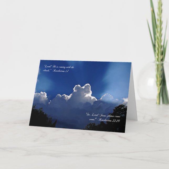 Deuxième carte d'écriture inspirante à venir (Devant)