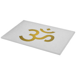 Devanagari om - White Schneidebrett