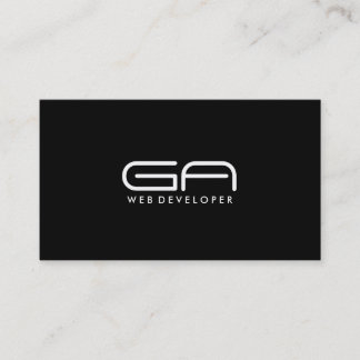 Développeur web - cartes de visite