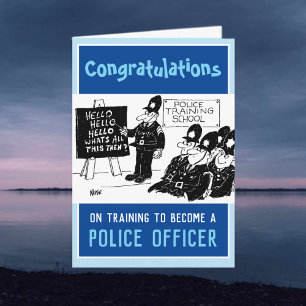 Devenir une carte d'agent de police