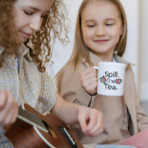 Déverser le thé amusant café Mug