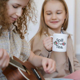 Déverser le thé amusant café Mug